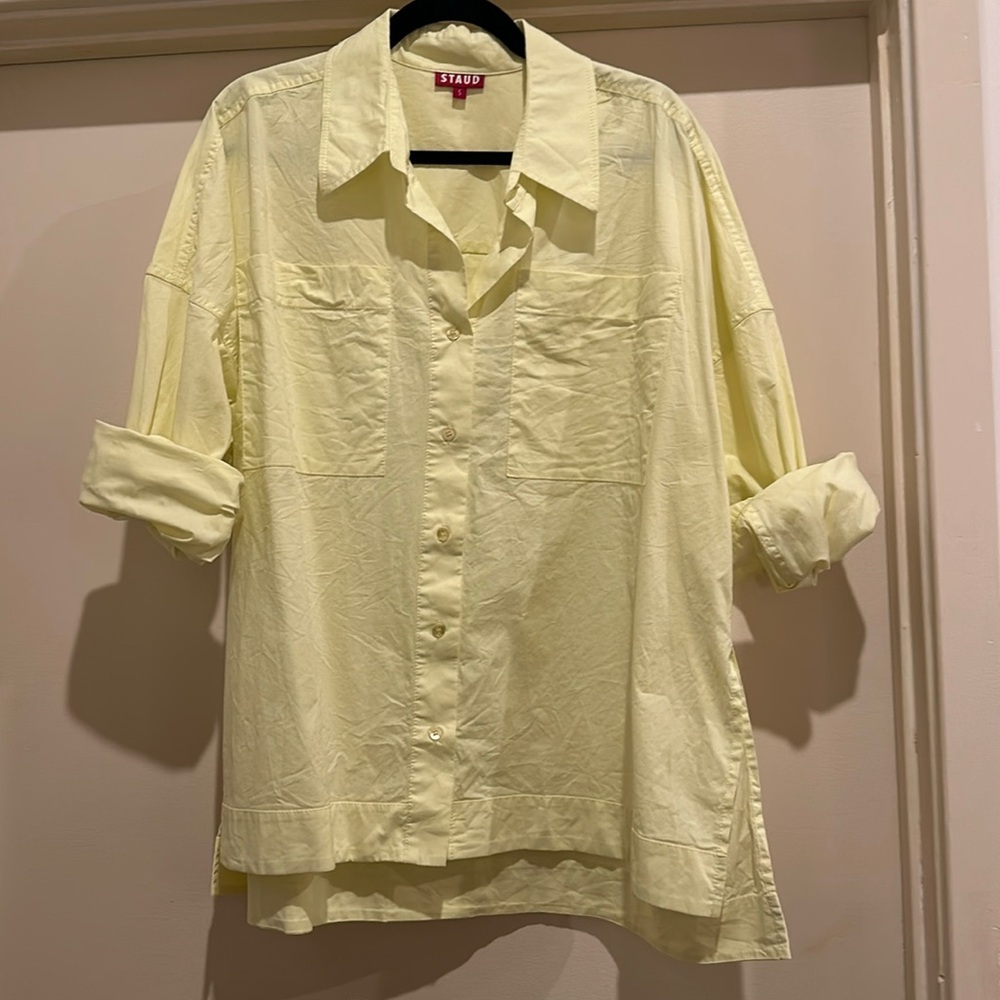 Staud Yellow Button Down - image 1